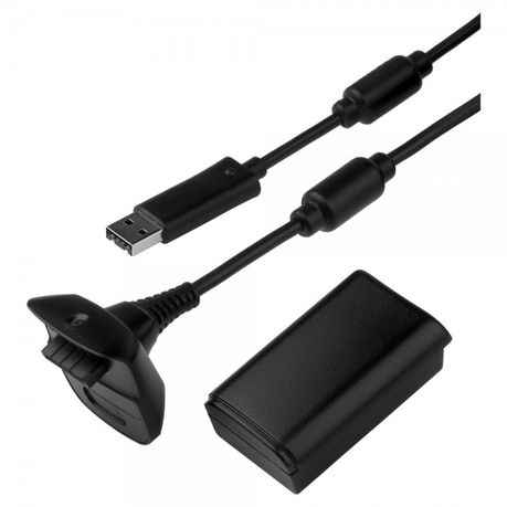 Xbox 360 Play n Charge Kit (Cable y Bateria de Control)    - Santo Domingo - Republica Dominicana