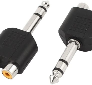 6.35mm Male Stereo to 2 RCA Stereo