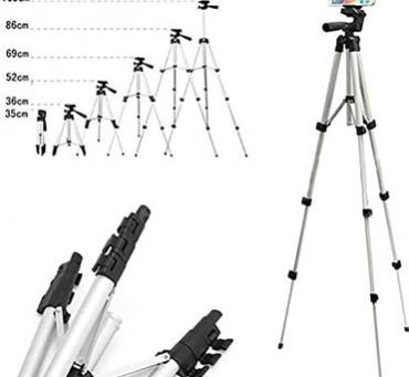 Mobile Phone Tripod with Holder + Shutter