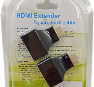 HDMI Extender Over CAT5e/6 Network Ethernet Adapter