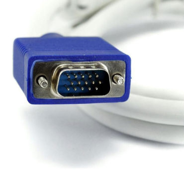 VGA Cable Male to Male 10M White and Blue
