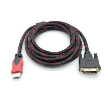 HDMI to DVI Braided Cable 1.8M
