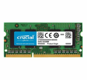 CRUCIAL 2GB DDR3 1600MHZ SO-DIMM