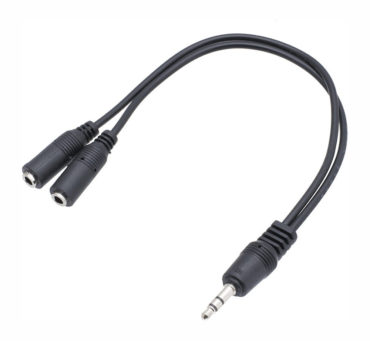 3.5MM Male Stereo to 2 Female Stereo Y Splitter Cable