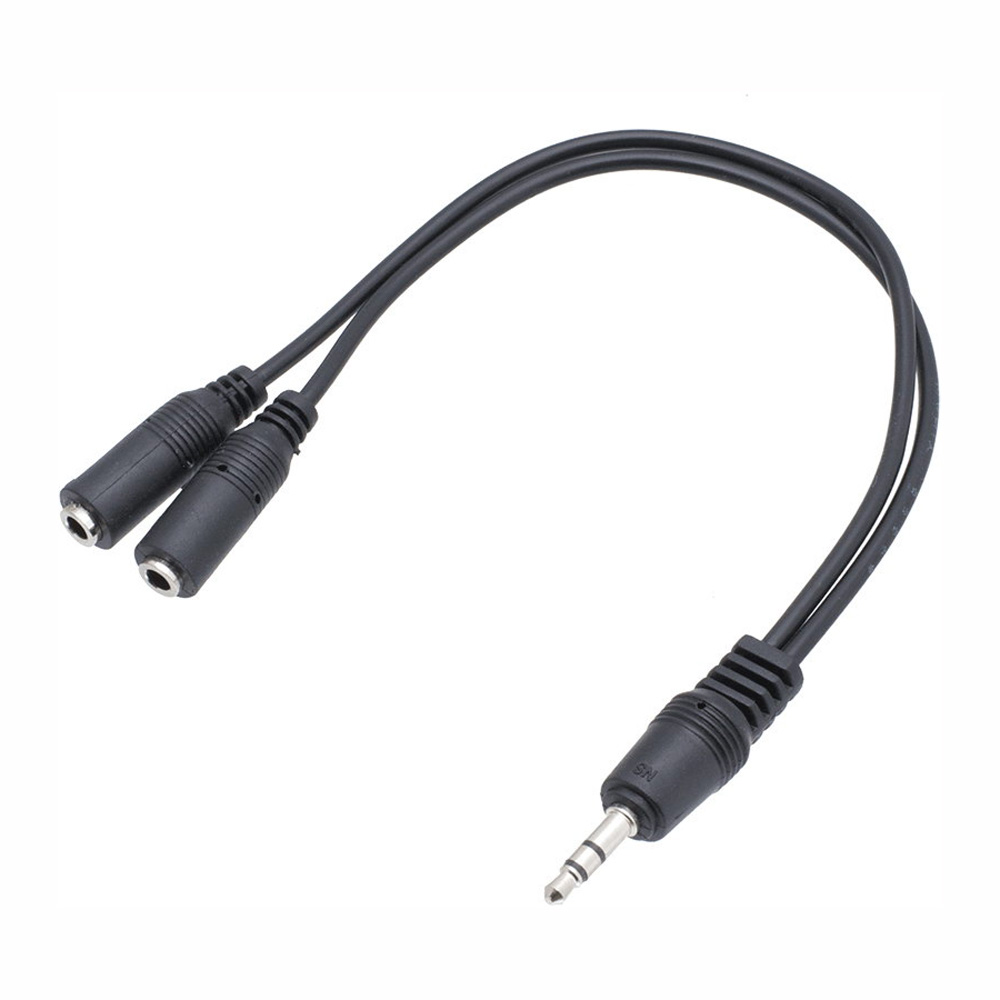 3.5mm Male To 2 Female Audio Splitter Aux Cable Factory