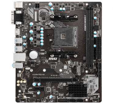 MSI A320M PRO-VH AMD AM4 M-ATX GAMING MOTHERBOARD2