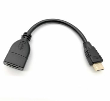 Female HDMI To Mini Male HDMI Adapter