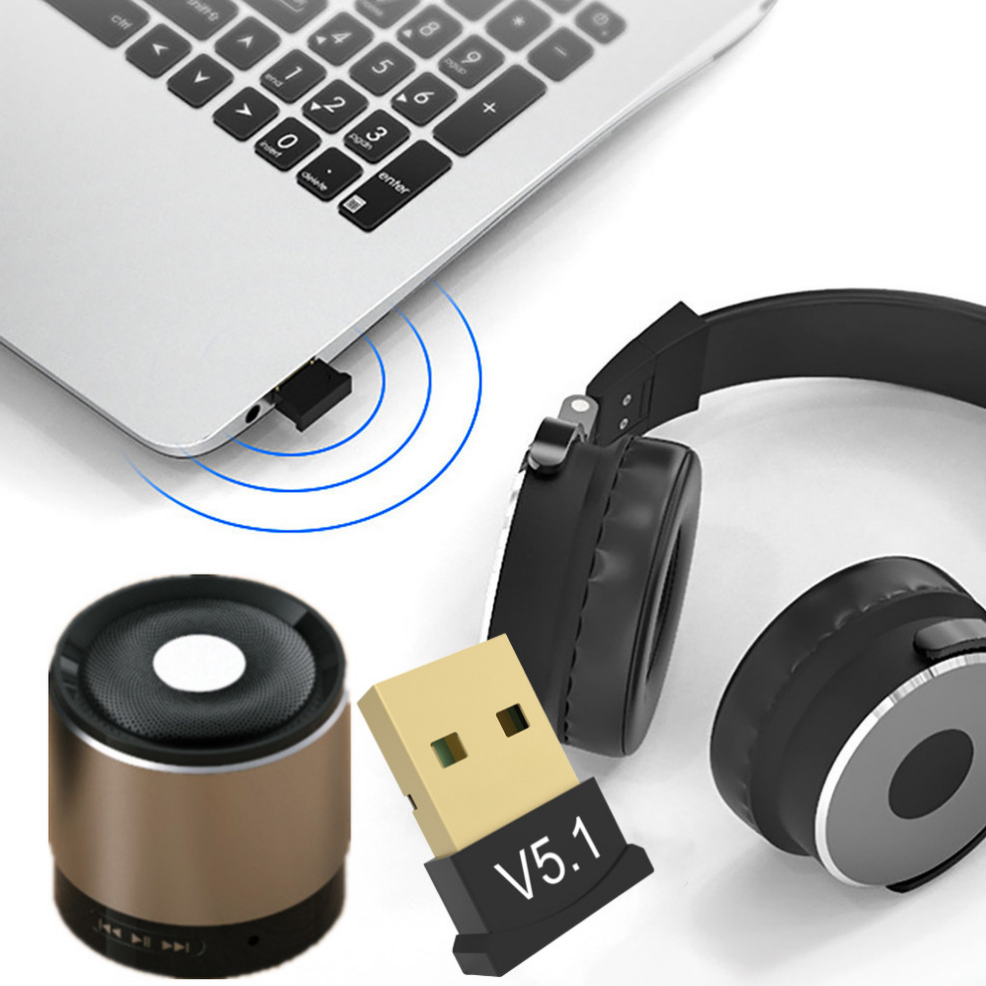 USB Bluetooth 5.1 Bluetooth Adapter Receiver 5.1 Bluetooth Dongle