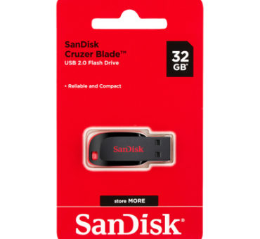 SanDisk Cruzer Blade 32GB USB2.0 Flash Drive Or USB Drive