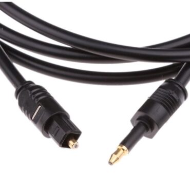 Toslink Audio Cable Plug Mini-Toslink Optical to 3.5mm Audio