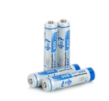 Goop Premium AAA Rechargeable Batteries 800mAh-4Batteries