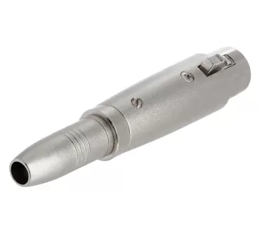 3 Pins Female XLR Connectors Silver Chassis